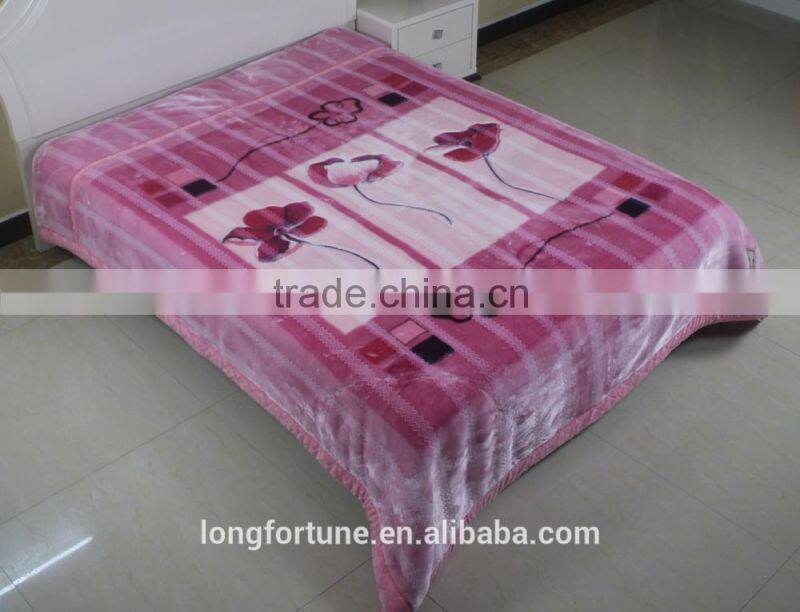 best selling stock polyester mink blanket