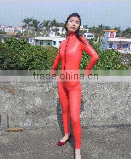 100% handmade natural Latex catsuit