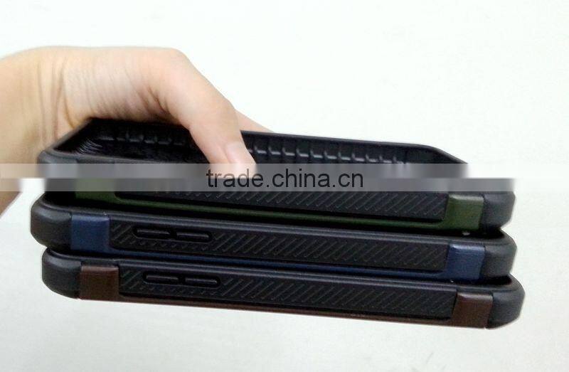 Army Armor silicone case Camo leather for Sam sung