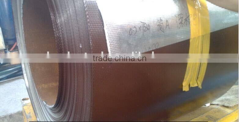 embossed corrugated roofing sheet; embossed ppgi; diamond embossed ppgi coil or sheet exported to Nigeria