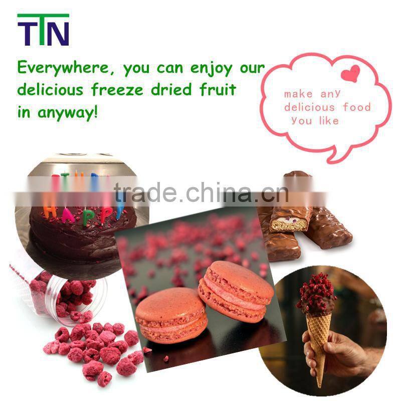 Freeze dried fruits and vegetables