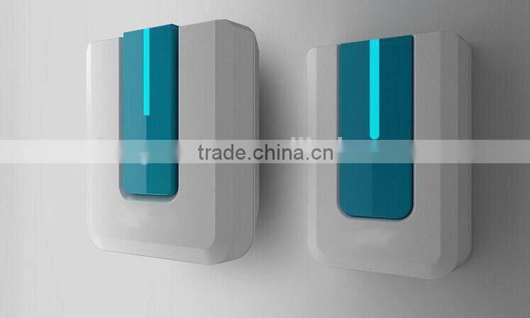 Wireless piano doorbell with 52 music tones 300m working distance multi receivers with battery AC power LED flash