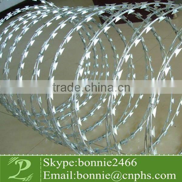 Galvanized Concertina razor barb