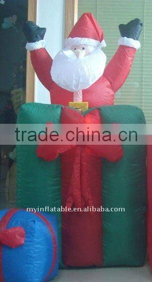 inflatable santa pop-up