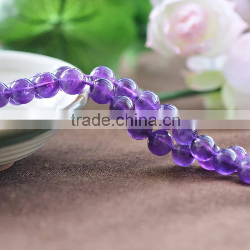 4mm 6mm 8mm 10mm 12mm wholesale price good quality natural amethyst gemstone
