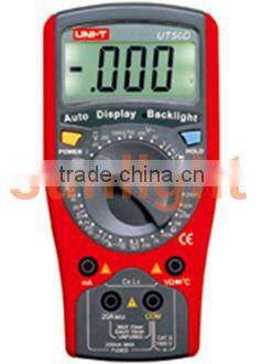 Economical Portable Digital Multimeter, AC/DC/Resistance/Capacitance/Inductance/Temperature UT50D