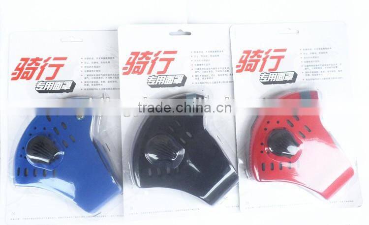 hot sale super anti air pollution dustproof mask warm cycling face Half Neoprene activated carbon filter pm 2.5 bike riding ski