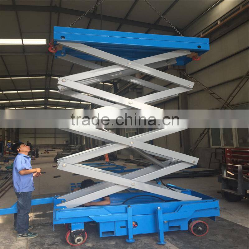 Portable man lifts for sale hydraulic scissor lift
