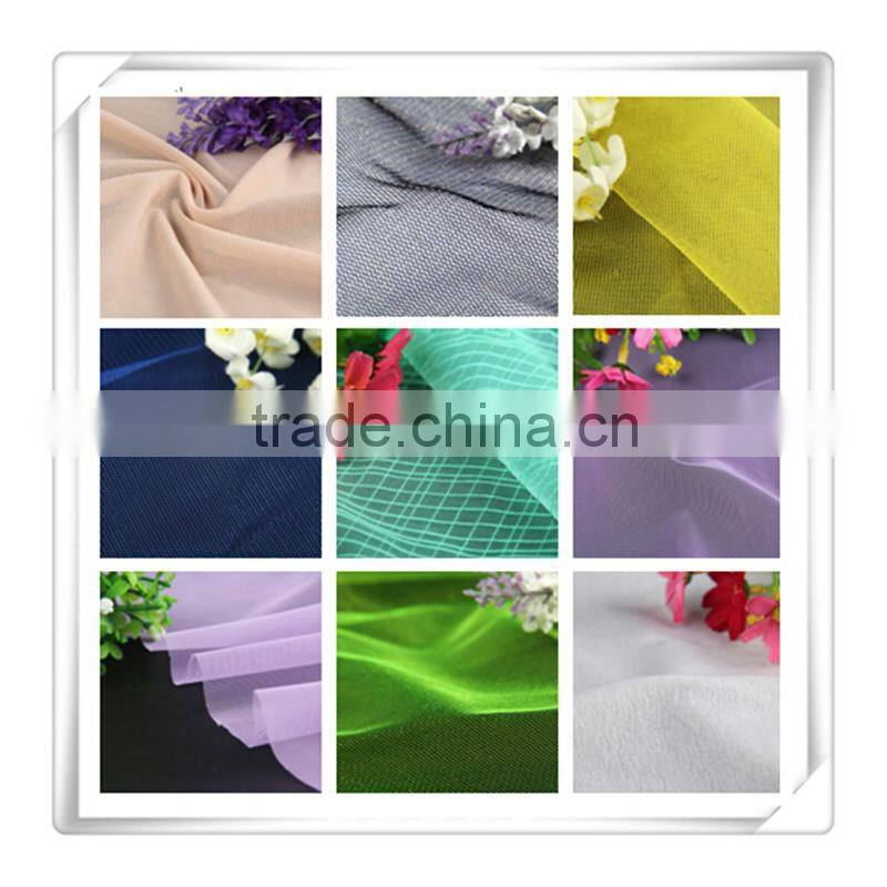 100%poly mesh little small flower fabric