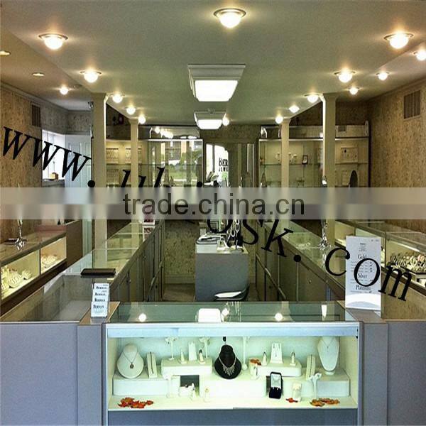 Europe stye glass jewelry store display counter