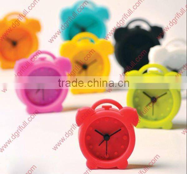1688 clock movements silicone alarm clock for home decor