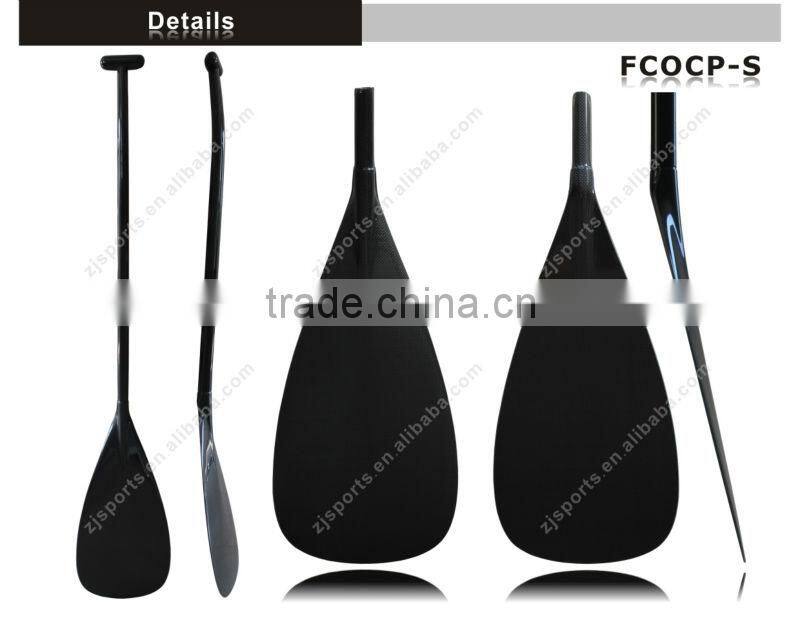 Single-bent Shaft surfboard rowing /Carbon Fiber Outrigger Canoe Paddle