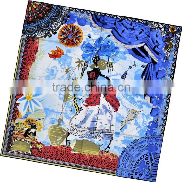 Customer Design Print Silk Scarf