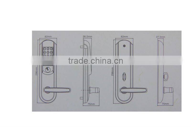 zinc alloy elegant looking electric code lock