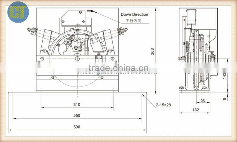 XS6 BI-Directional Speed Governor in elevator machine room