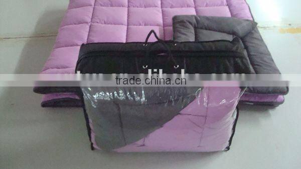 Microfiber SKY BLUE- Beige Bicolor Embossed Quilt