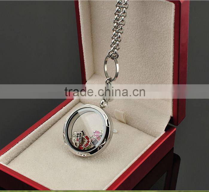 Custom Floating Locket Glass Living Memory Lockets
