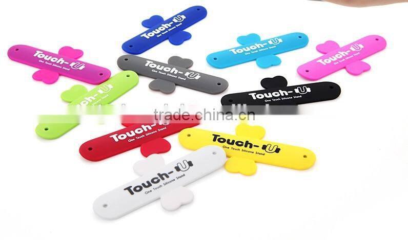 Fanny cheap price 3M sticker silicone cell phone holder
