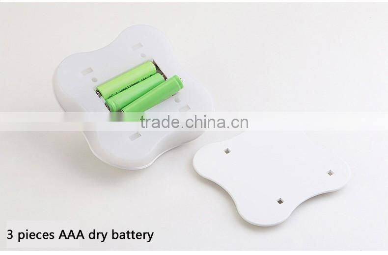 Amazon Hot selling Clover style White LED Lighting Sconce Wall Lamps with garmar mothion sensor home decorative Outdoor lighting