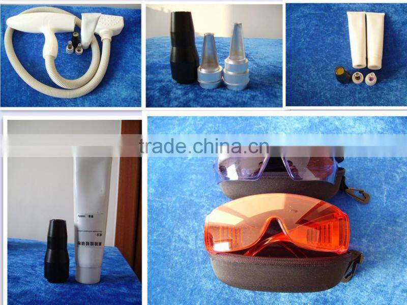 High Power Profeesional Q switch nd yag laser tattoo removal beauty machine