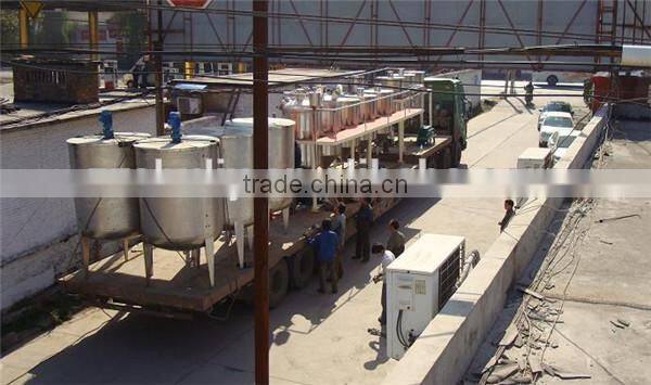hot sale and stainless steel sunflower oil refining machine