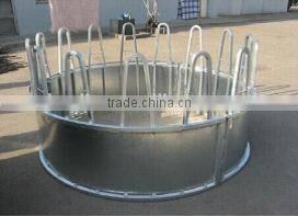 galvanized hay feeder for horse