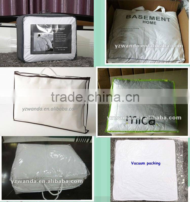 233TC 100% cotton Duck Feather Fill Pillow