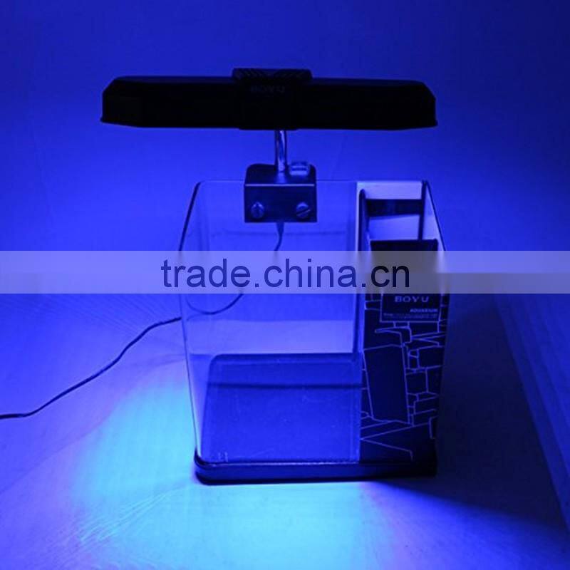 BOYU CL-8L4 Aquarium LED Clamp Light Refine Lamp Blue And White Color