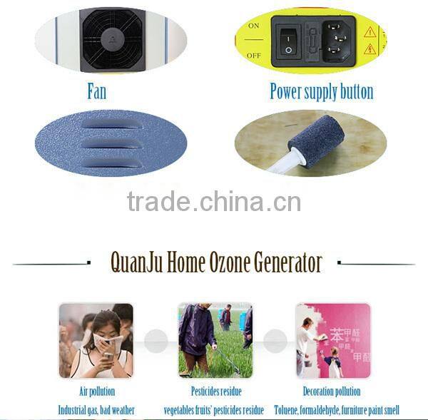 2g adjustable odor free ozone generator, odor free ozone machine