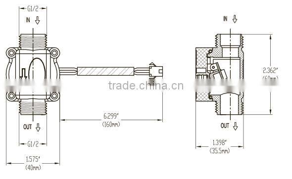 MR-668 thermal flow switch