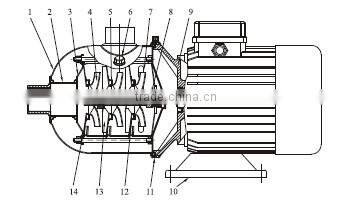 SIngflo 10 bar high pressure horizontal centrifugal oil pump