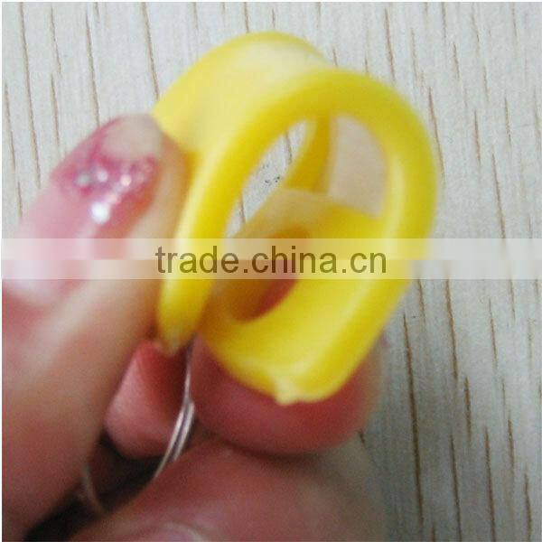 Plastic Hanging key ring label