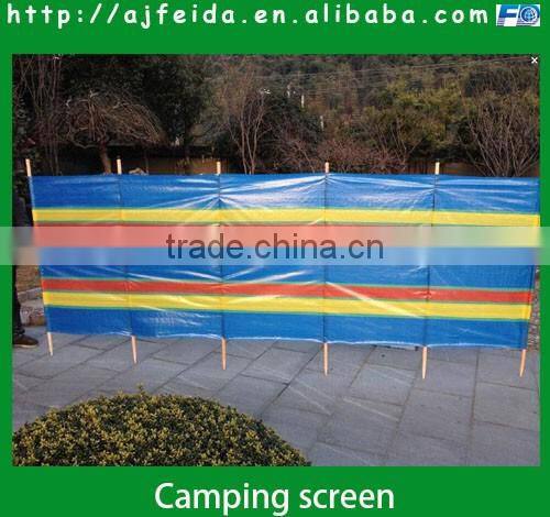 FD-163312PE Stripes beach Wind break For Camping Outdoor Use