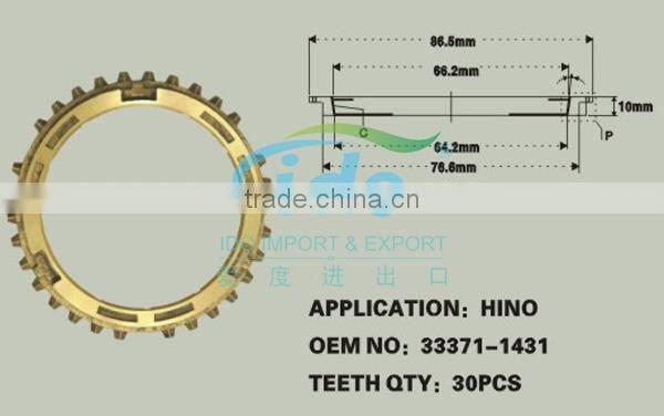 Sychronizer Ring for HINO 33371-1431