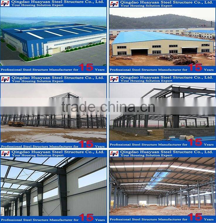 Prefabricated low cost construction steel structure workshop