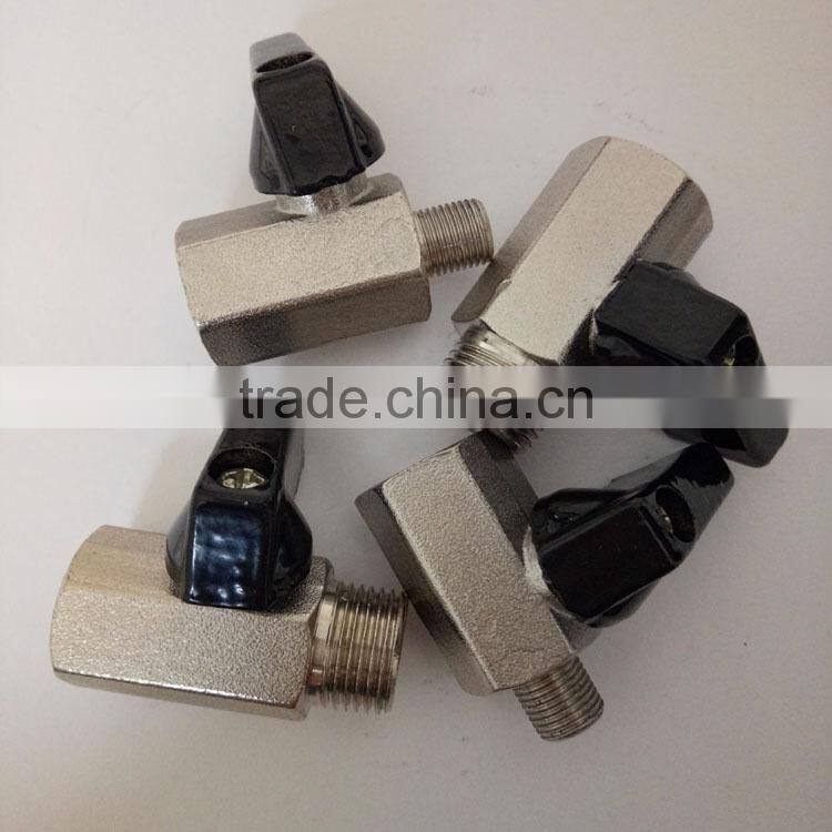 1/4" 3/8" 1/2"hot sale male thread brass ball valve