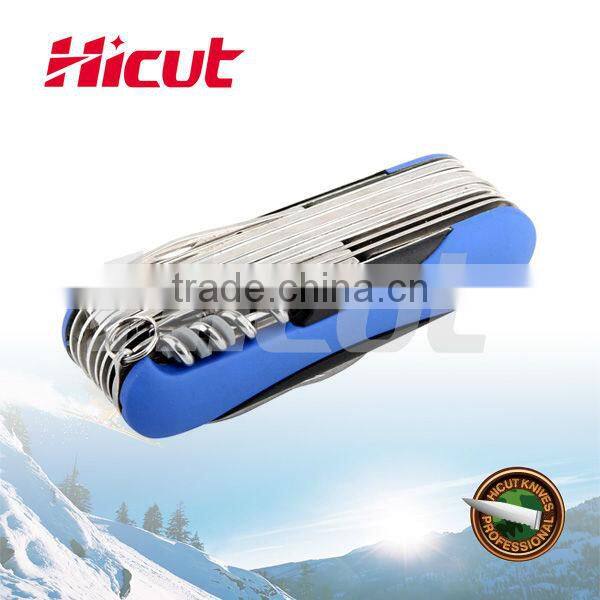 Stainless Steel Multifunction Camping Pocket Knife, Outdoor Survival Swiss Knife