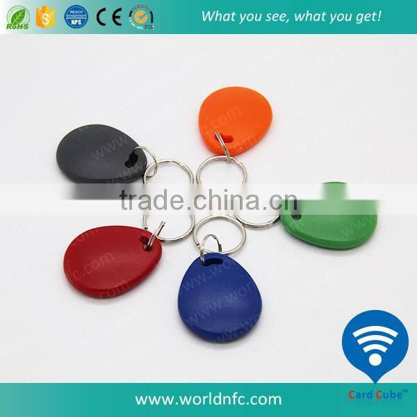 Waterproof ABS RFID ISO15693 Key Fob with Logo Printed