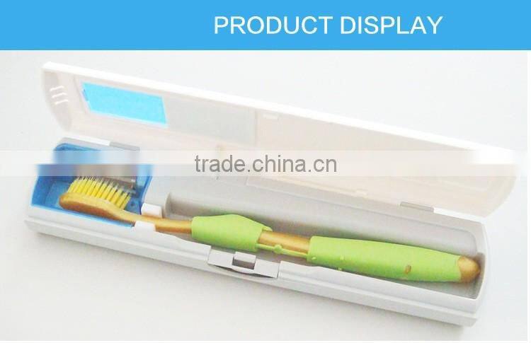 Travel UV Toothbrush disinfector Sanitizer and Holder