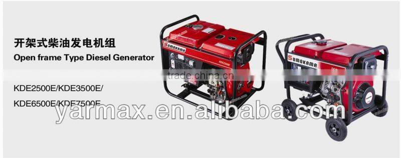 single cylinder 3KW diesel generator price from chinese supplier