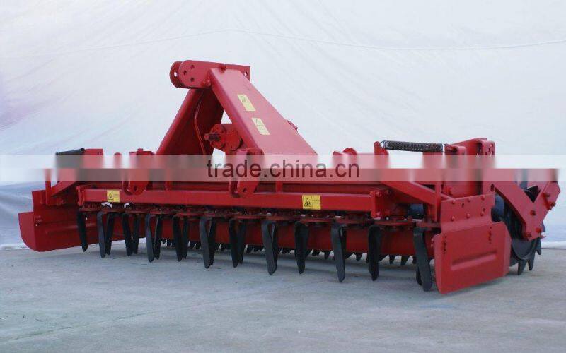 China made high quality 180hp farm tractor pto driven heavy duty power harrow cultivators
