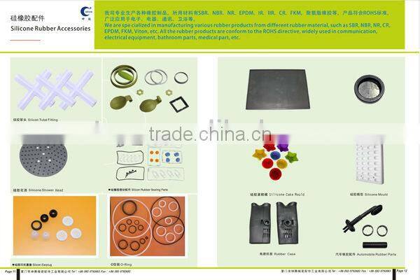 OEM silicone rubber sealing ring