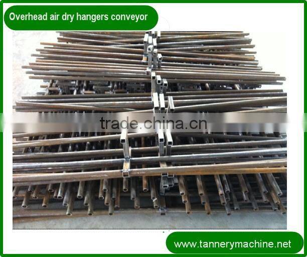 leather drying machine 3' to 9' over head hooking hangers