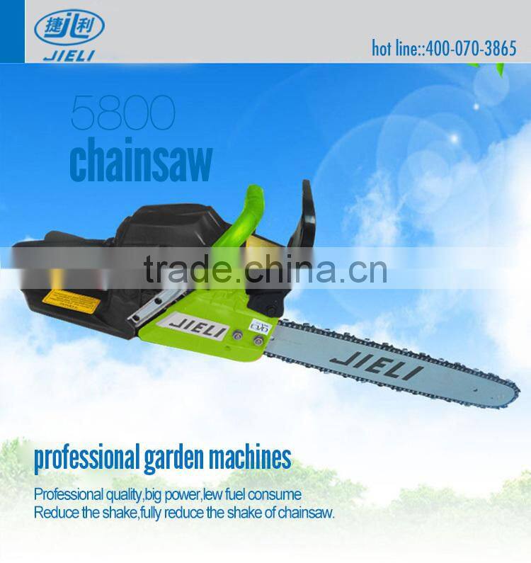 5800 58cc gasoline gasolin chain saw poulan dolmar chainsaw top pole long handle chain saw steel mini chainsaw for sale