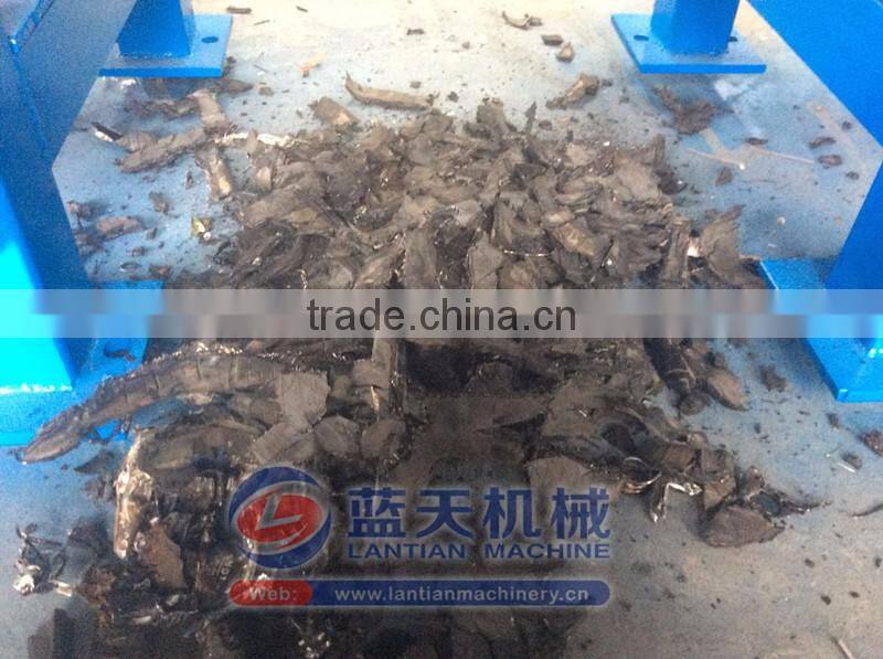 with high strength of Double shaft metal shredder machine