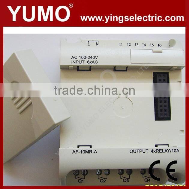 YUMO (AF-10MR-A) low cost mini HMI PLC Programmable Logic Controller
