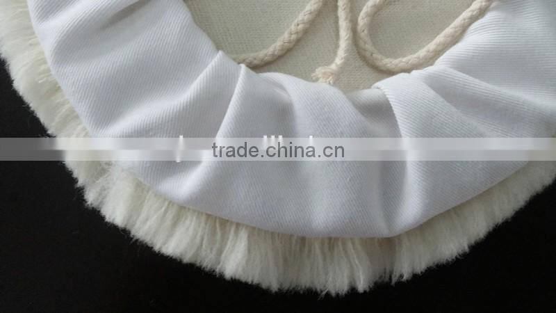 lambskin wool bonnet ,sheepshin wool polishing pad