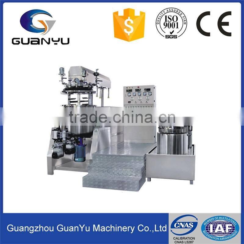 quality cream vacuum emulsifying machine for cosmetics homogenizing and mixing