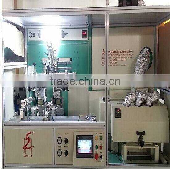 China guangzhou sale Multicolor multi-function automatic 5 colors screen printing machine for Perfume glass bottle
