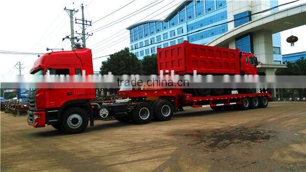 CLW 3 Axis 60ton Low Flatbed Semi Trailer for Sale